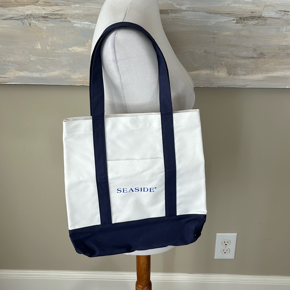 Seaside white canvas tote - never used - Picture 7 of 7